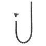 Nanocable Organizador de Cables Flexible 25mm 1m Negro